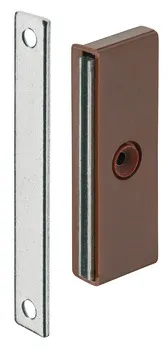 Închizător magnetic, tragere 5,0 kg, pentru montare cu şuruburi, design plan