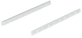 Șină de ghidare, potrivit pentru sertare cu canal de 17 mm, plastic, șine de ghidare