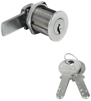 Zăvor, Kaba 8, cu cilindru cu pini, prindere cu piuliță, grosimea ușii ≤24 mm