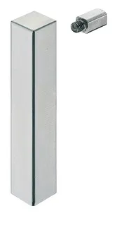 Suport pentru reling, Sistem de reling, pentru reling de 8x8 mm, piesă de capăt pentru şină