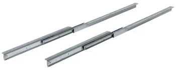 Glisiere pe bile, pentru 2 plăci de extensie, asincron, pentru mese fără cadru