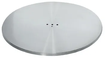 Placă pentru picior, Rotund, cu placă de montaj, pentru blat de masă Ø până la 900 mm