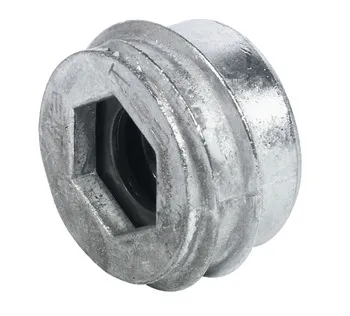 Mufă de înșurubat, cu filet interior M8, aliaj de zinc, cu arc din oțel