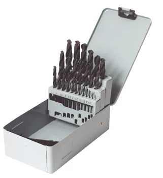 Set freză în spirală HSS, 25 bucăţi, DIN 338