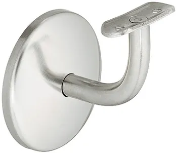 Braț balustradă, Cu suport, inox