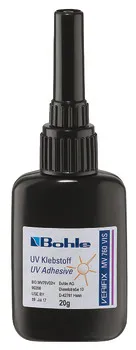cola UV, para colagens de vidro com metal/vidro com vidro (incluindo vidro laminado)