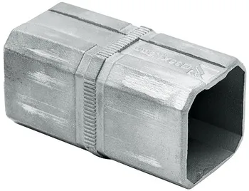Conector tuburi, Inox, sistem pentru mâna curentă, pătrată