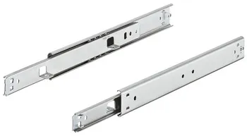 Glisiere pe bile, extensie parţială, Accuride 2002, Sarcină până la 35 kg, oțel, montare laterală