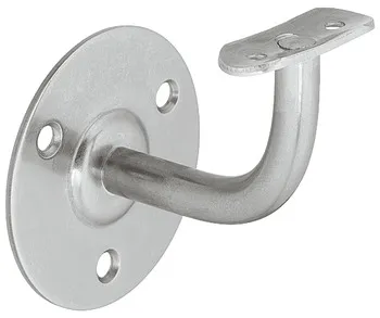 Braț balustradă, cu suport, inox