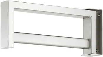 Poliţă de garderobă, Inox, rotativ, montaj pe perete