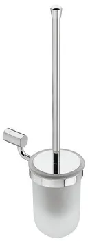garnitură de perie pentru WC, cu perie, seria rotundă, pentru montare cu şuruburi