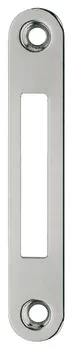 Plăcuță pentru încuietoare, pentru încastrare şi montaj cu șuruburi, 55 x 12 mm
