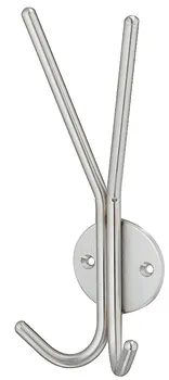 Cuier, Inox, cu 2 cârlige