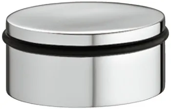 Opritor de ușă montat pe podea, inox, pentru fixare prin lipire