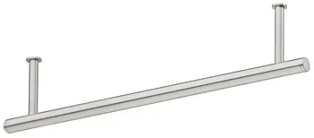 Poliţă de garderobă, Inox, montare sub poliţă