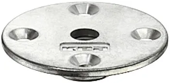 Placă de montaj, rotund, M10