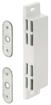 Închizător magnetic, Tragere 2 x 3-4 kg, pentru montaj cu șuruburi, pătrat