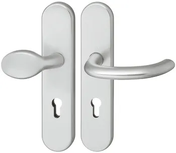 Set mânere de uşă, aluminiu, Hoppe, Marseille FS-76G/3331/3330/1138F ES1 (rezistență la efracție)