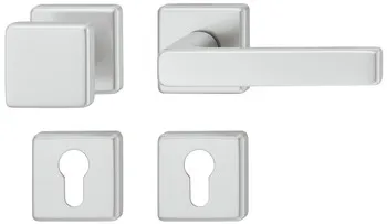 Set mânere pentru uși, Aluminiu Hoppe, Dallas