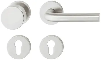 Set mânere de uşă, inox, Startec, PDH4101