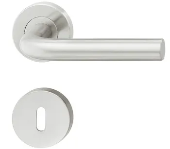 Set mânere de uşă, zone rezidențiale, inox, Startec, LDH 2173, rozetă