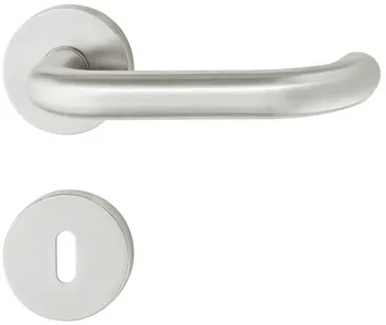 Set mânere de uşă, inox, Startec, PDH4102, rozetă