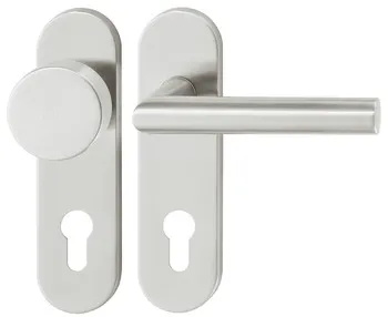 Set mânere de uşă, inox, Startec, PDH4103, șild scurt