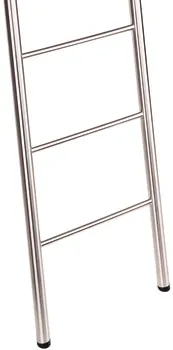 Scară glisantă, cu trepte, inox