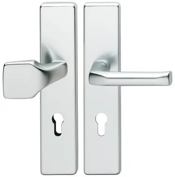 Set mânere de uşă, aluminiu, Hoppe, London 61/2221A/2210/113 ES1 (rezistență la efracție)