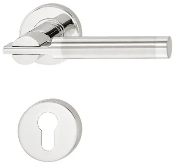 Set mânere de uşă, Inox, Startec, model LDH 2194 bicolor