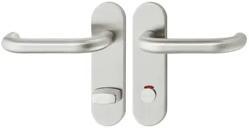 Set mânere pentru uși, inox, Startec, PDH3102, șild scurt