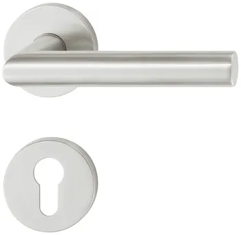 Set mânere de uşă, inox, Startec, PDH4103, rozetă