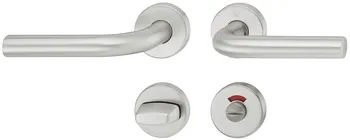 Set mânere de uşă, inox, Hoppe, Bonn E150Z/42KV/42KVS