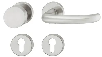 Set mânere pentru uși, Inox Hoppe, San Francisco