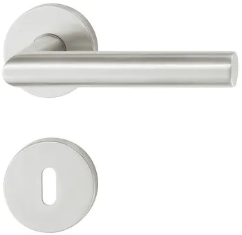 Set mânere de uşă, inox, Startec, PDH4103, rozetă