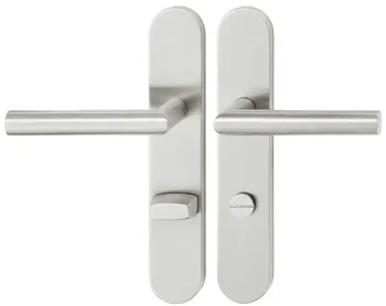Set mânere de uşă, inox, Startec, PDH4103, șild lung