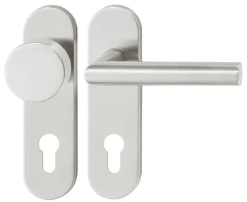 Set mânere pentru uși, inox, Startec, PDH3103, șild scurt