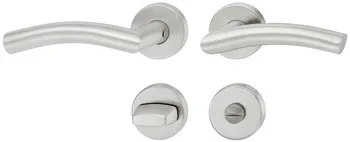 Set mânere de uşă, inox, Hoppe, Antwerpen E1420Z/42KV/42KVS