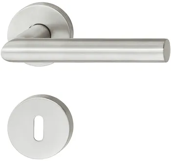 Set mânere de uşă, inox, Startec, PDH3103