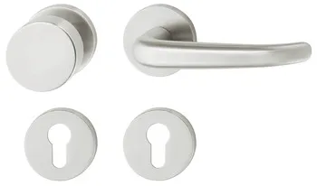 Set mânere de uşă, inox, Startec, PDH4104, șild