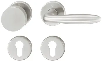 Set mânere de uşă, inox, Hoppe, Verona E1800Z/42KV/42KVS