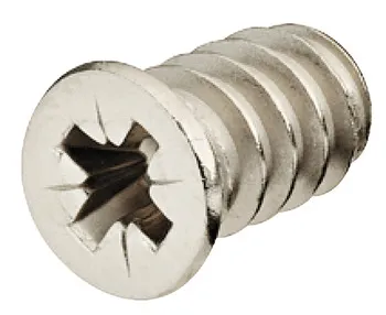 șurub Euro, Varianta, cap înecat, PZ, oțel, filet întreg, pentru găuri cu Ø 5 mm în aluminiu