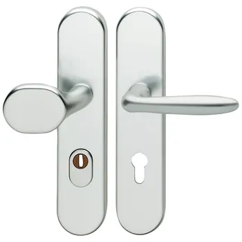 Set mânere de uşă, Aluminiu, Hoppe, Verona 86G/3332ZA/3310/1510 categorie de rezistență la impact 1