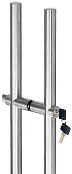 Mâner pentru uşă, Inox, Startec, model PH 2139, blocabil