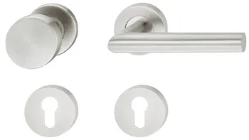 Set mânere de uşă, Inox, Startec, model LDH 2171