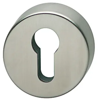 Șild PC securizat, Inox, Hoppe, 42NSB, fără capac butuc