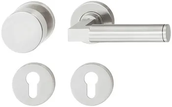 Set mânere pentru uși, inox, Startec, PDH3107, rozetă