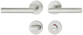 Set mânere de uşă, inox, Startec, PDH3103