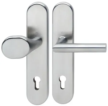 Set antifoc, inox, Hoppe, Amsterdam FS-E86G/331/3330/1400F ES1 (rezistență la efracție)