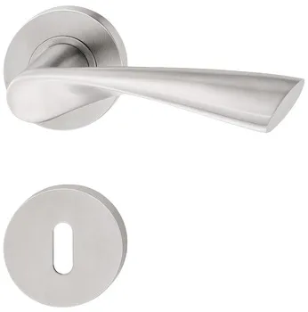 Set mânere de uşă, inox, Startec, model PDH4178, rozetă